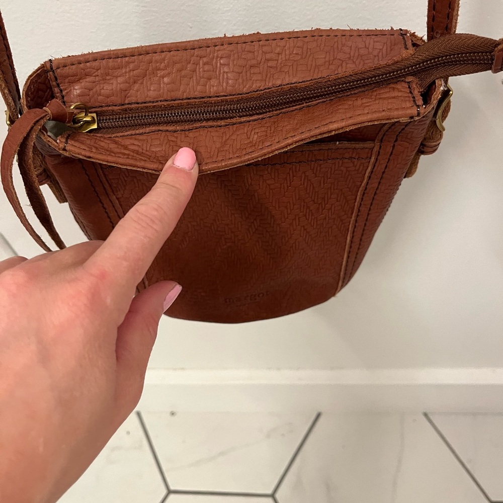 Margot Brown Leather Bag - Picture 4 of 15